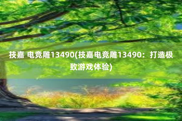 技嘉 电竞雕13490(技嘉电竞雕13490：打造极致游戏体验)