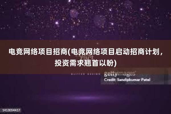 电竞网络项目招商(电竞网络项目启动招商计划，投资需求翘首以盼)