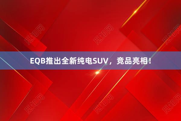 EQB推出全新纯电SUV，竞品亮相！