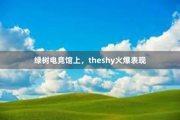 绿树电竞馆上，theshy火爆表现